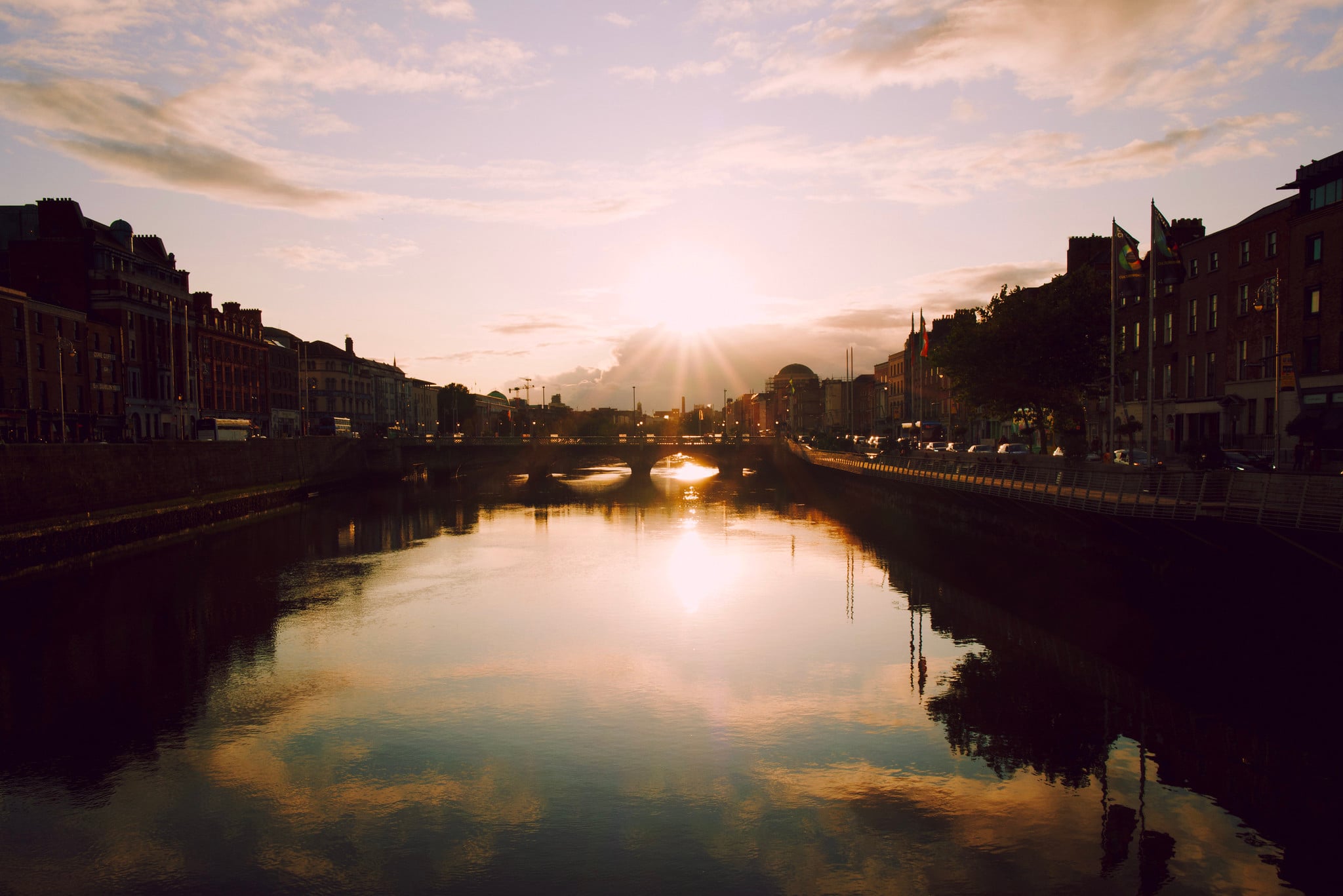 River Liffey Sunset